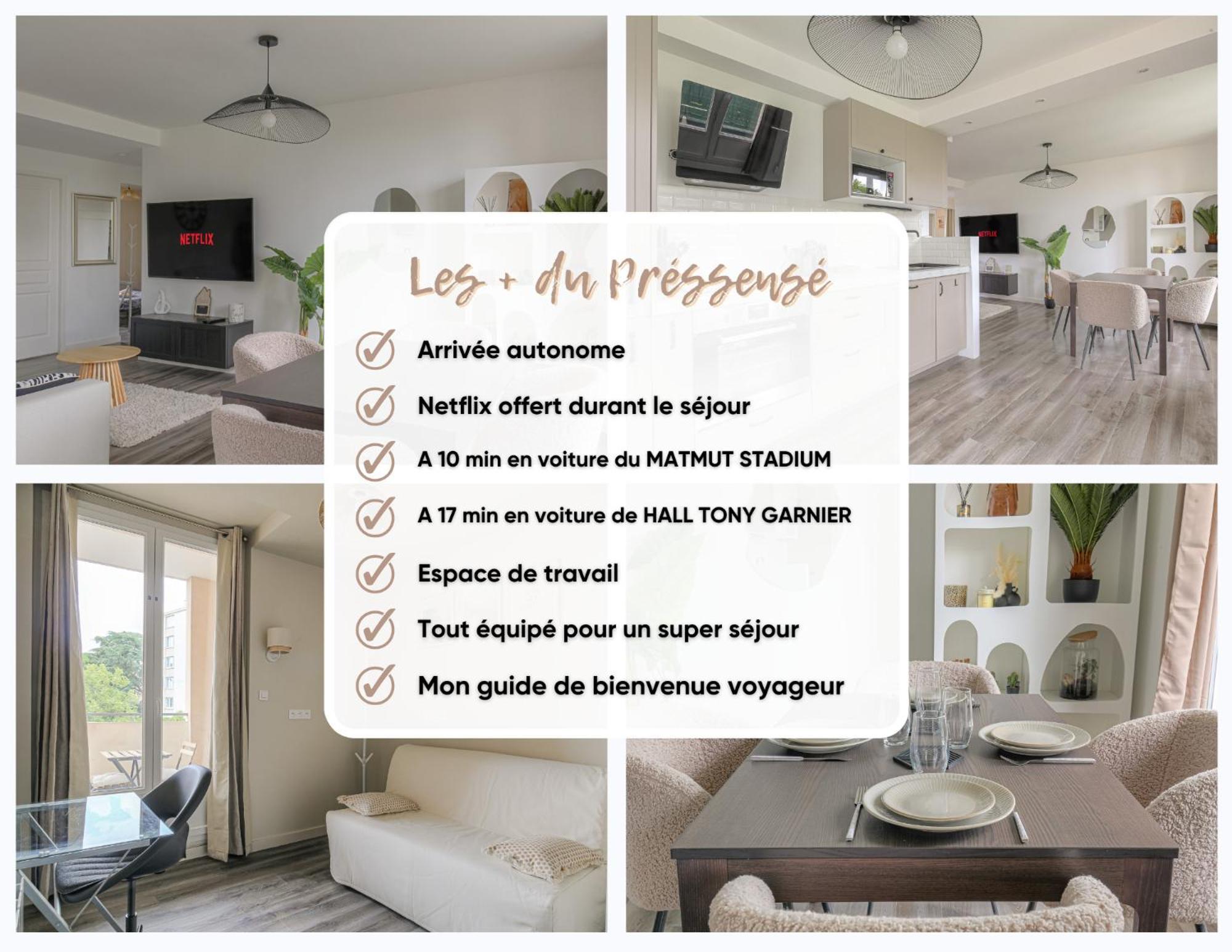 Le Pressense, Ideal Sejour Pro Ou Familiale Vénissieux Екстериор снимка